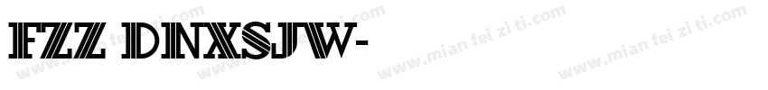 FZZ DNXSJW字体转换